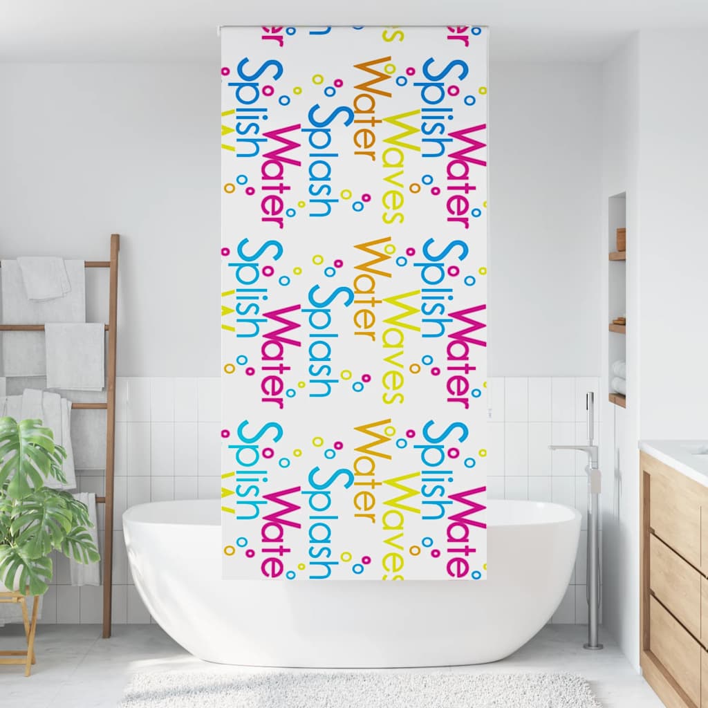 Vidaxx Duschrollo 100x240 cm, Stoffbreite 96 cm