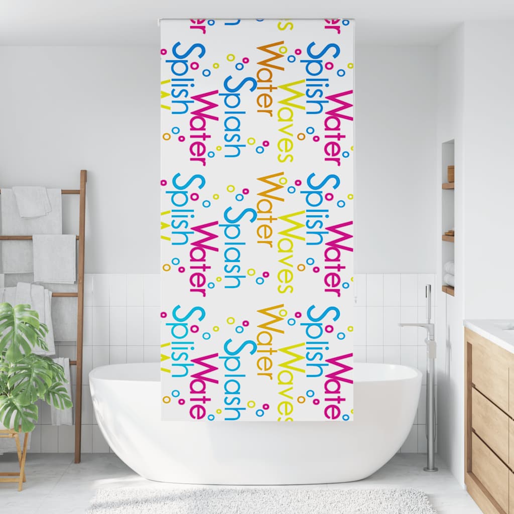 Vidaxx Duschrollo 110x240 cm, Stoffbreite 106 cm