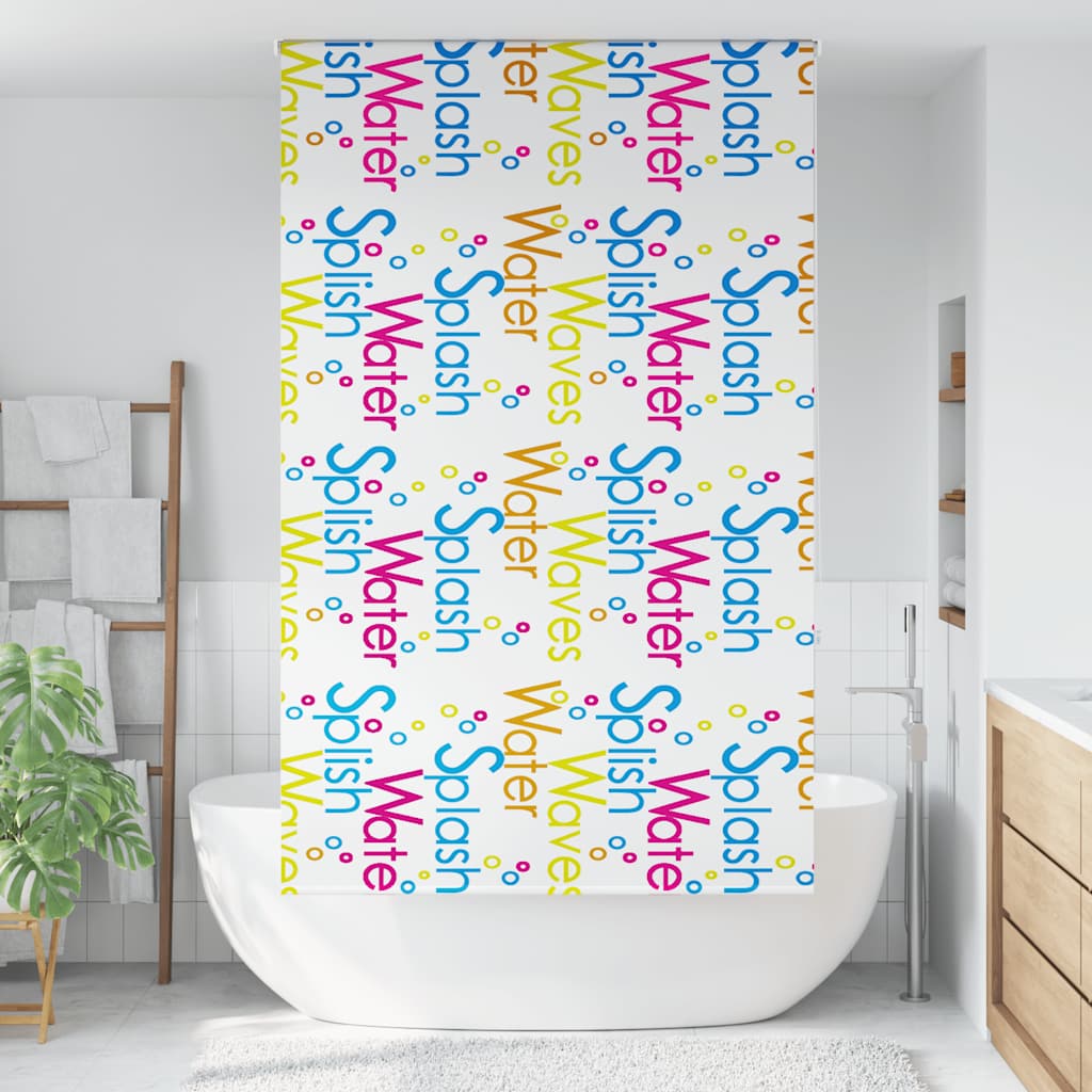 Vidaxx Duschrollo 120x240 cm, Stoffbreite 116 cm