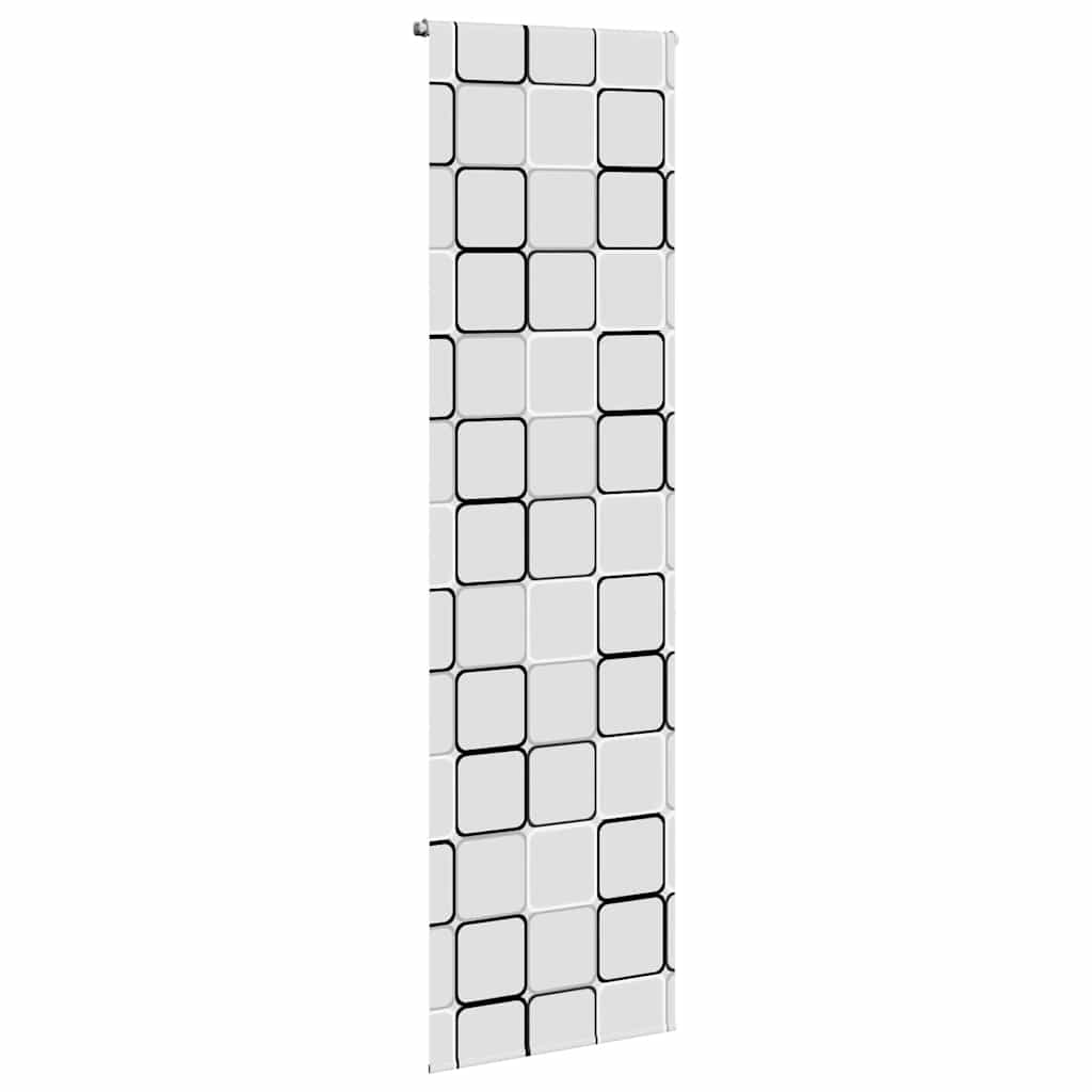 Vidaxl Duschwalzenvorhang 80x240 cm Staubbreite 76 cm