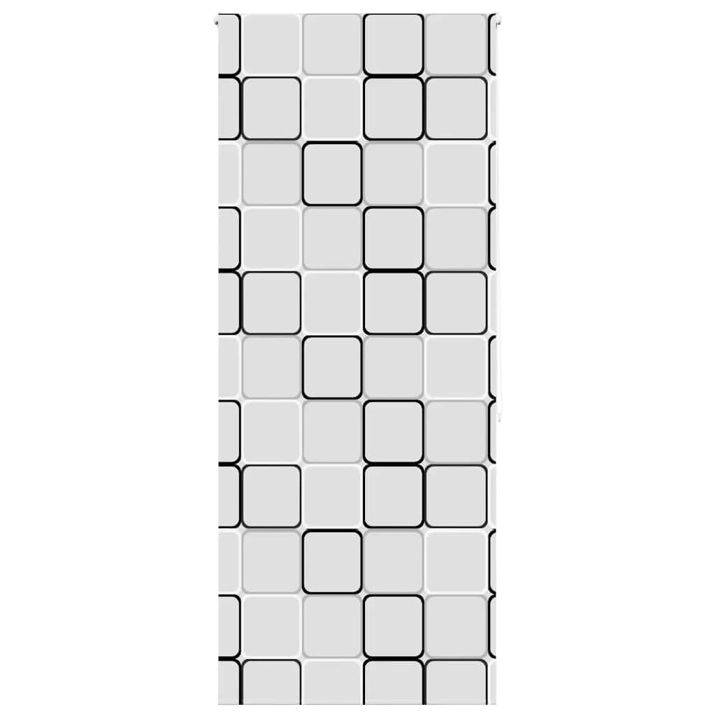 Vidaxl Duschwalzenvorhang 90x240 cm Staubbreite 86 cm