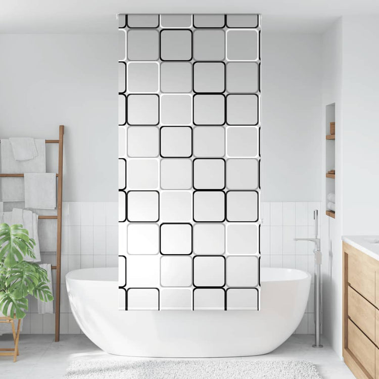 Vidaxl Duschwalzenvorhang 90x240 cm Staubbreite 86 cm