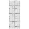 Vidaxl Duschwalzenvorhang 100x240 cm Staubbreite 96 cm