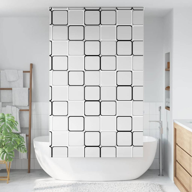 Vidaxl Duschwalzenvorhang 140x240 cm Staubbreite 136 cm