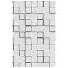 Vidaxl Duschwalzenvorhang 150x240 cm Stoffbreite 146 cm