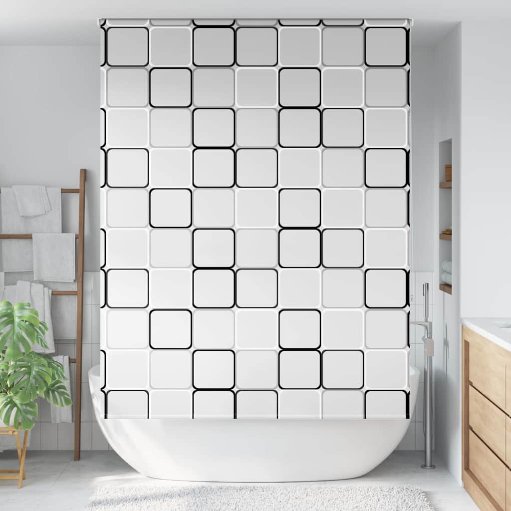 Vidaxl Duschwalzenvorhang 160x240 cm Stoffbreite 156 cm