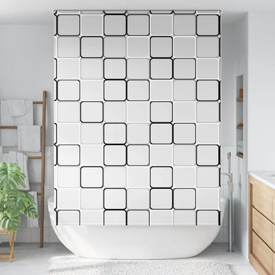 Vidaxl Duschwalzenvorhang 160x240 cm Stoffbreite 156 cm