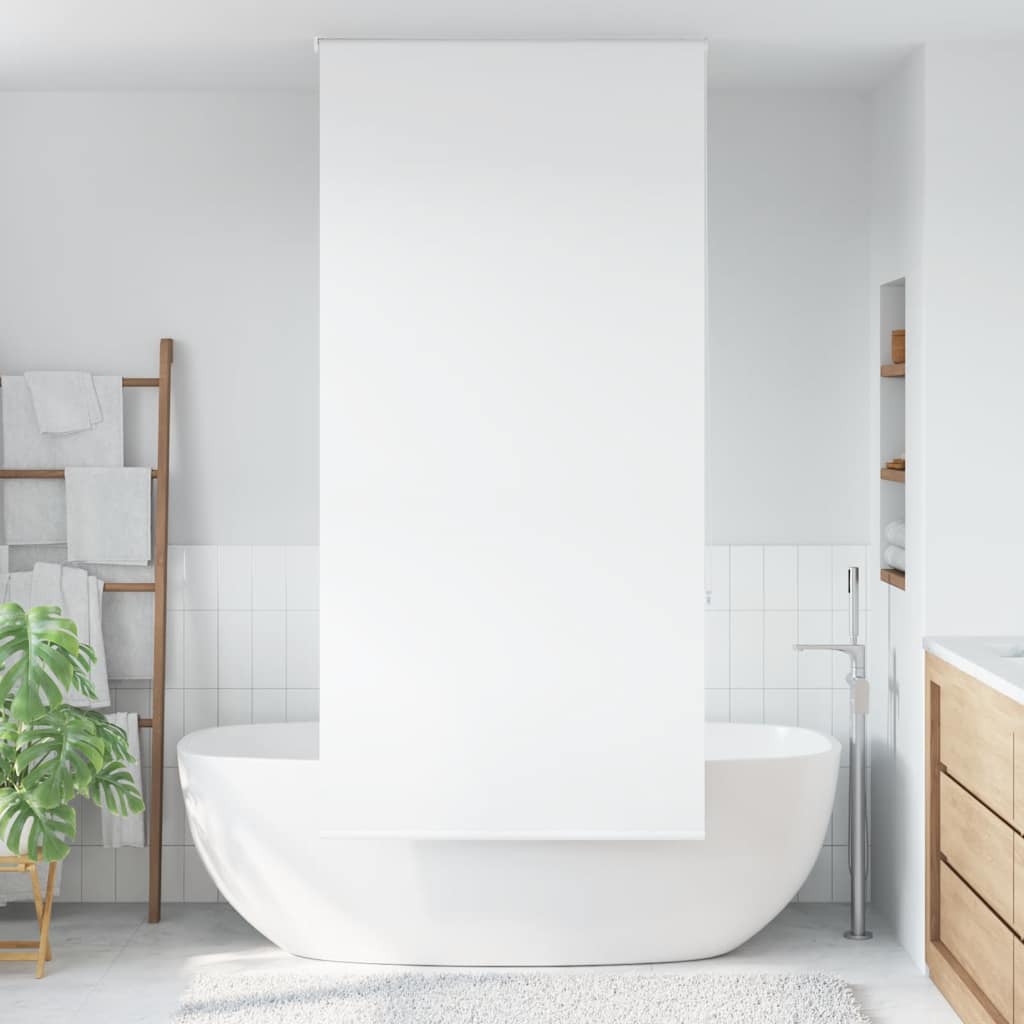 Vidaxl Duschwalzenvorhang 90x240 cm Staubbreite 86 cm