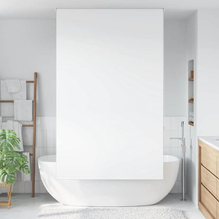 Vidaxl Duschwalzenvorhang 130x240 cm Staubbreite 126 cm