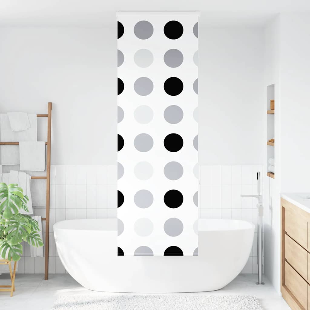 Vidaxx Duschrollo mit Kassette 80x240 cm, Stoffbreite 76 cm