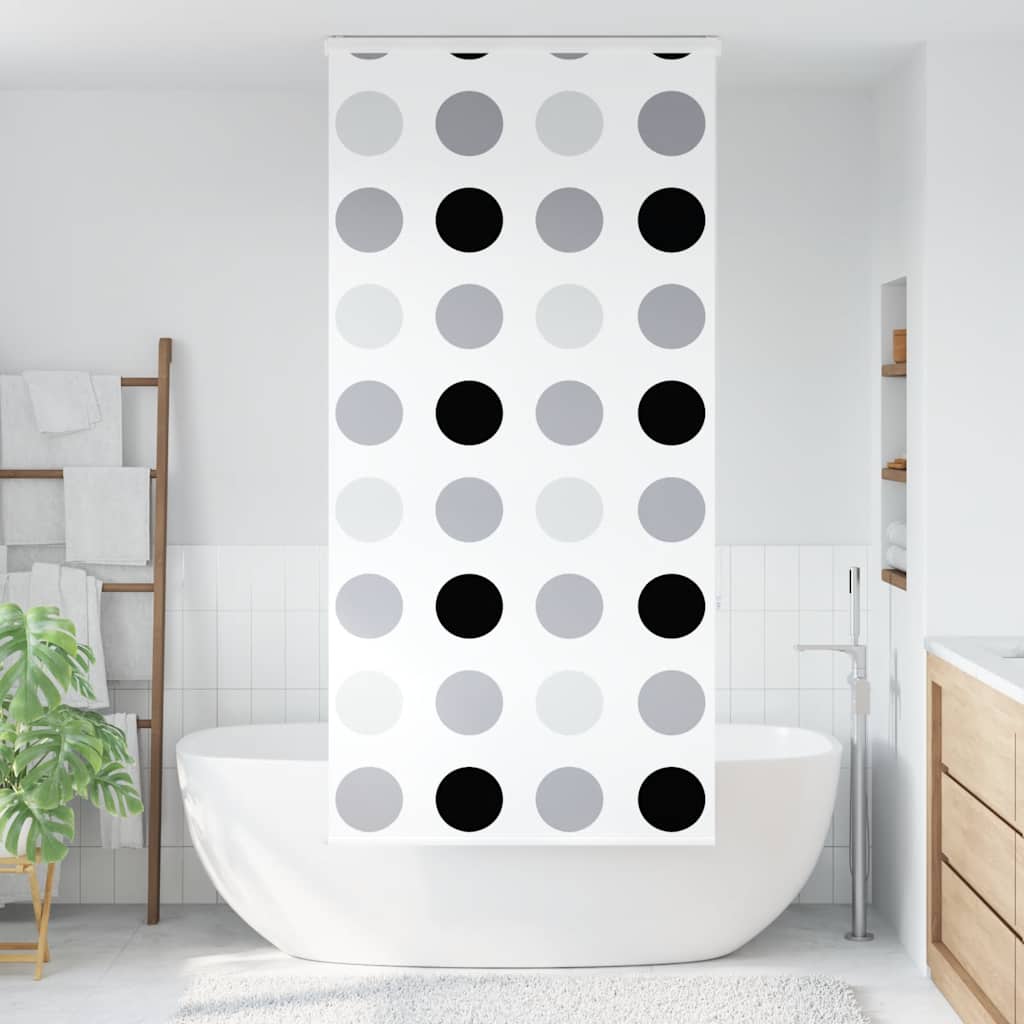 Vidaxx Duschrollo mit Kassette 110x240 cm, Stoffbreite 106 cm