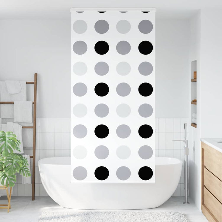 Vidaxx Duschrollo mit Kassette 110x240 cm, Stoffbreite 106 cm