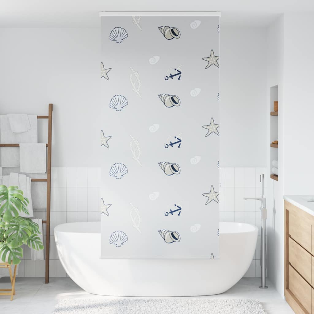 Vidaxx Duschrollo mit Kassette 110x240 cm, Stoffbreite 106 cm