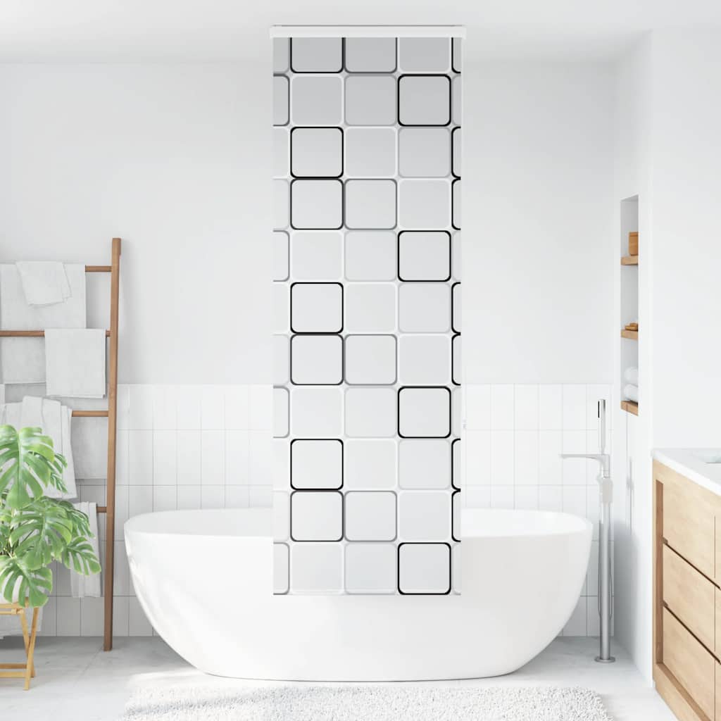 Vidaxx Duschrollo mit Kassette 80x240 cm, Stoffbreite 76 cm