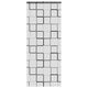 Vidaxx Duschrollo mit Kassette 110x240 cm, Stoffbreite 106 cm