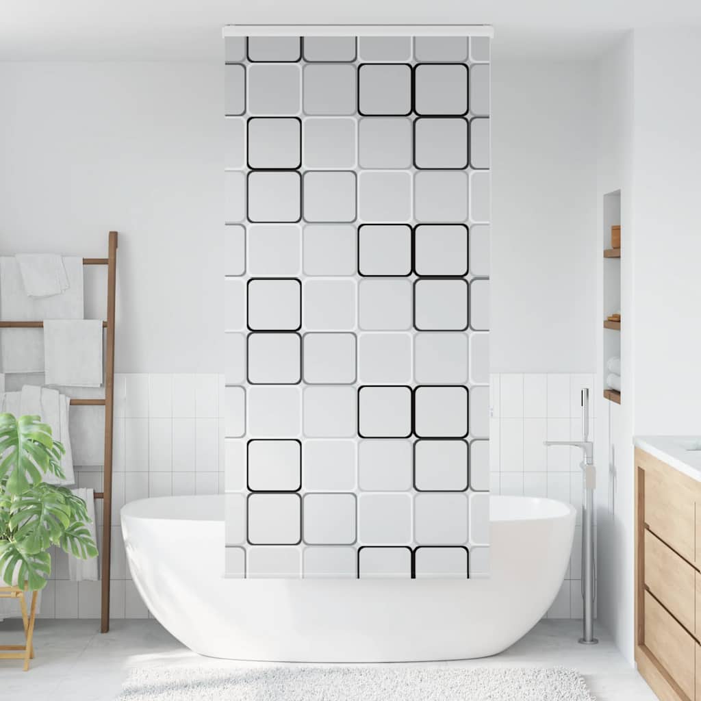 Vidaxx Duschrollo mit Kassette 110x240 cm, Stoffbreite 106 cm