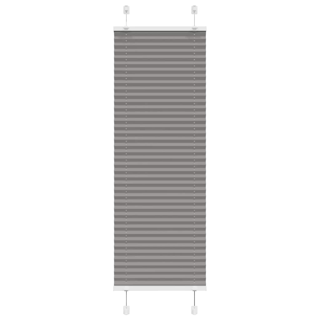 Vidaxl Faltenrollenblind 40x100 cm Staubbreite 39,4 cm Anthrazit