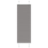 Vidaxl Faltenrollenblind 45 x 100 cm Staubbreite 44,4 cm Anthrazit