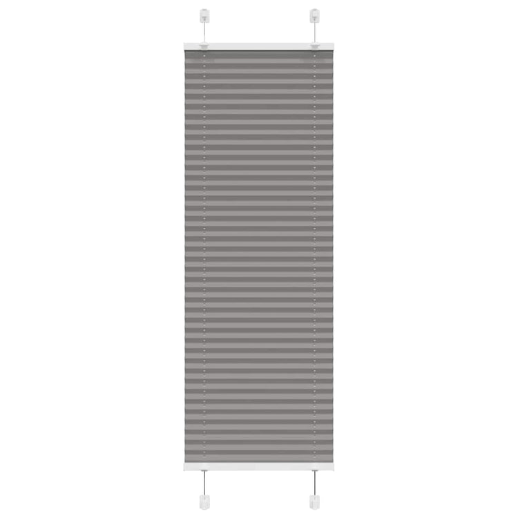 Vidaxl Faltenrollenblind 45 x 100 cm Staubbreite 44,4 cm Anthrazit