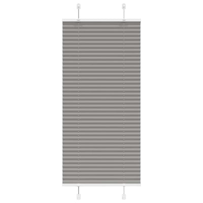 Vidaxl Faltenrollenblind 55 x 100 cm Staubbreite 54,4 cm Anthrazit