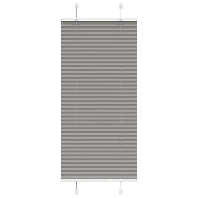 Vidaxl Faltenrollenblind 60x100 cm Staubbreite 59,4 cm Anthrazit