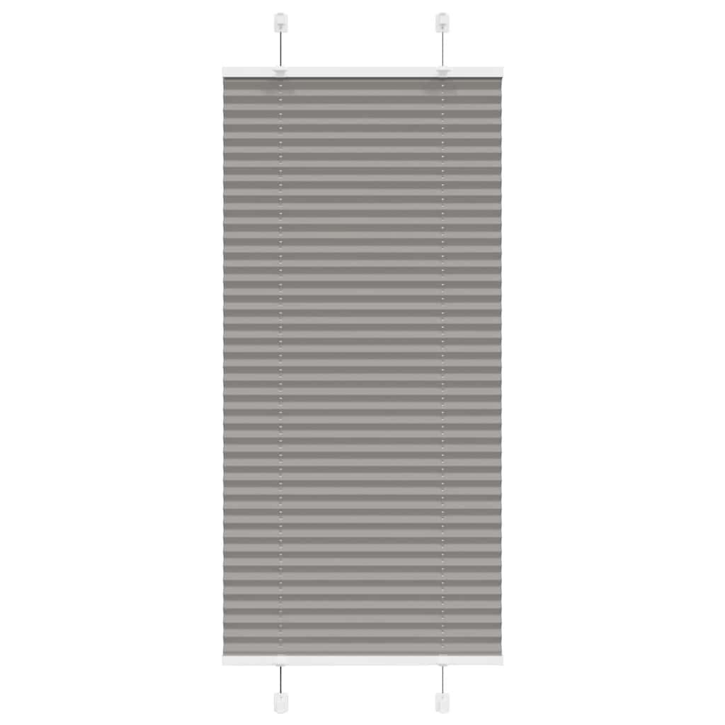 Vidaxl Faltenrollenblind 60x100 cm Staubbreite 59,4 cm Anthrazit