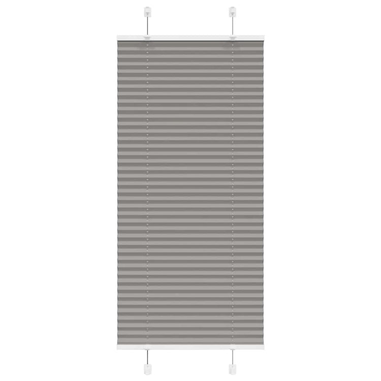 Vidaxl Faltenrollenblind 60x100 cm Staubbreite 59,4 cm Anthrazit
