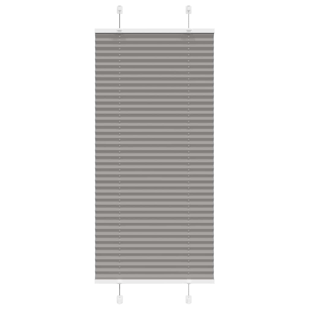 Vidaxl Faltenrollenblind 65 x 100 cm Staubbreite 64,4 cm Anthrazit
