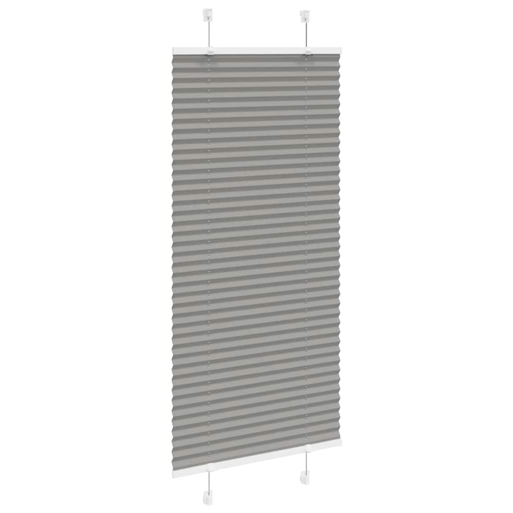 Vidaxl Faltenrollenblind 65 x 100 cm Staubbreite 64,4 cm Anthrazit