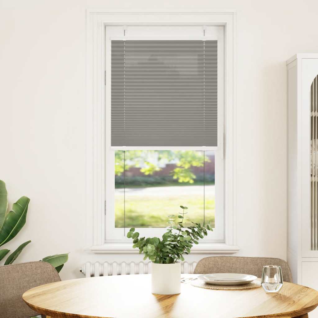 Vidaxl Faltenrollenblind 65 x 100 cm Staubbreite 64,4 cm Anthrazit
