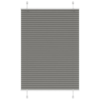 Vidaxl Faltenrollenblind 85 x 100 cm Staubbreite 84,4 cm Anthrazit