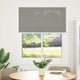 Vidaxl Faltenrollenblind 105 x 100 cm Staubbreite 104,4 cm Anthrazit