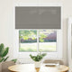 Vidaxl Faltenrollenblind 120 x 100 cm Staubbreite 119,4 cm Anthrazit