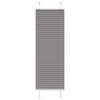 Vidaxl Faltenrollenblind 45x150 cm Staubbreite 44,4 cm Anthrazit