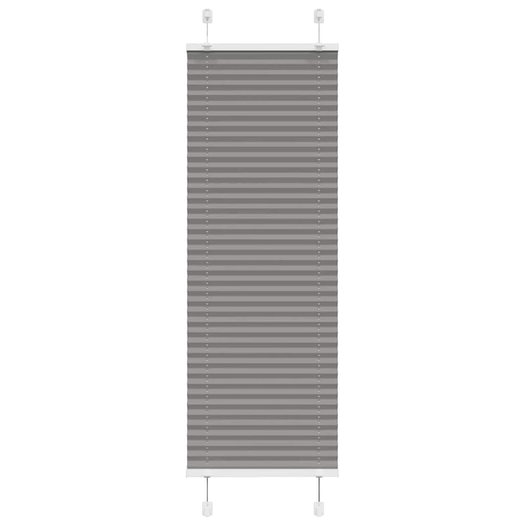 Vidaxl Faltenrollenblind 45x150 cm Staubbreite 44,4 cm Anthrazit