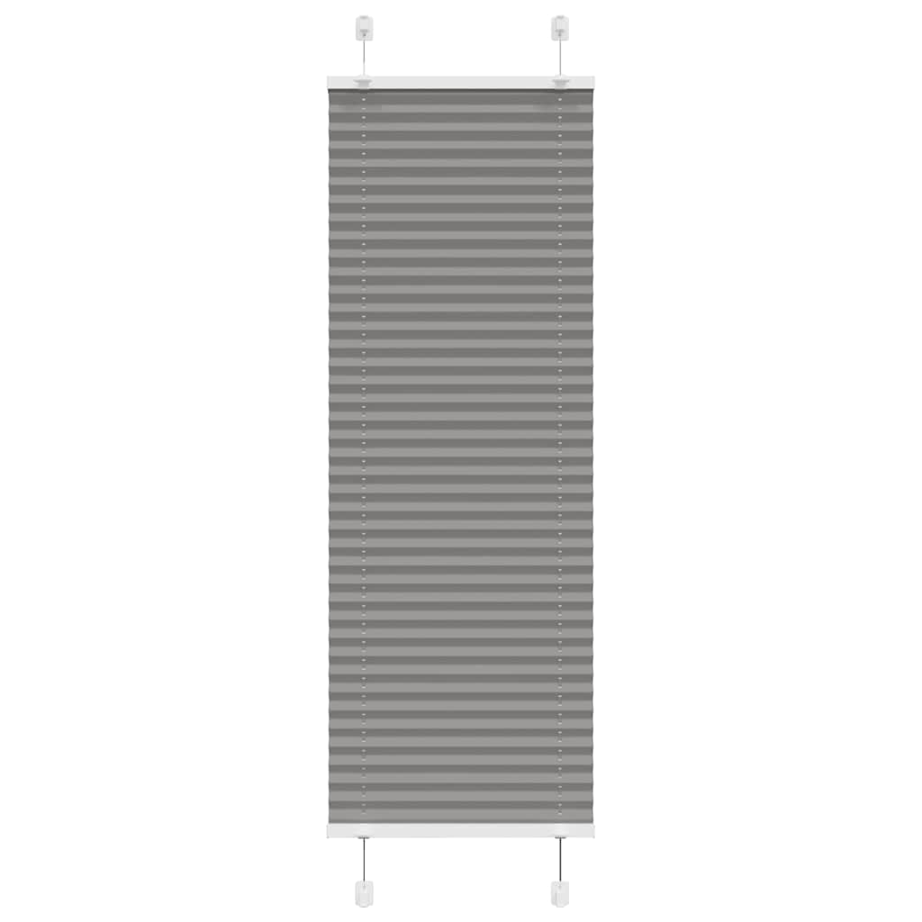 Vidaxl Faltenrollenblind 50x150 cm Staubbreite 49,4 cm Anthrazit