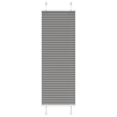 Vidaxl Faltenrollenblind 50x150 cm Staubbreite 49,4 cm Anthrazit