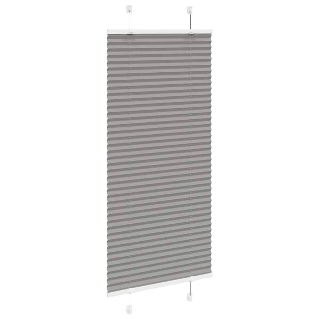 Vidaxl Faltenrollenblind 60x150 cm Staubbreite 59,4 cm Anthrazit