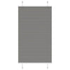 Vidaxl Faltenrollenblind 70x150 cm Staubbreite 69,4 cm Anthrazit