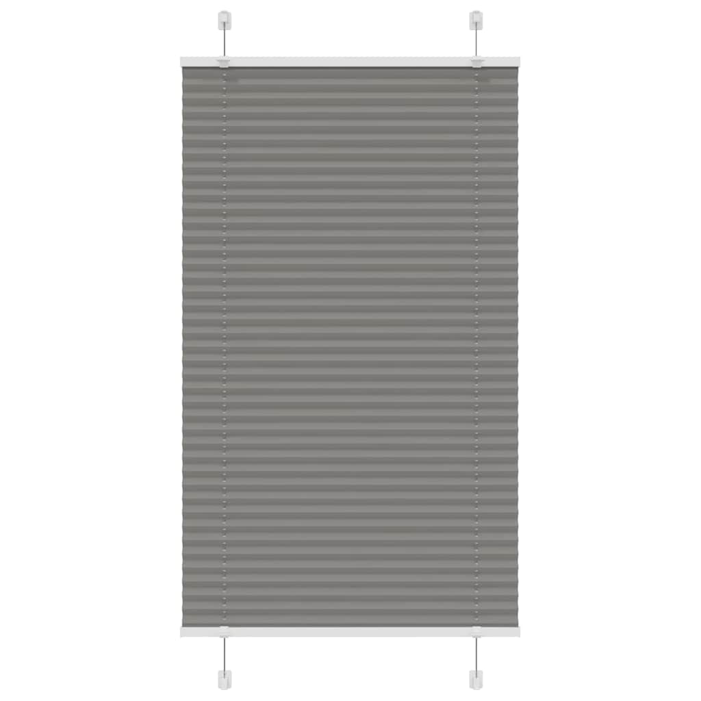 Vidaxl Faltenrollenblind 70x150 cm Staubbreite 69,4 cm Anthrazit