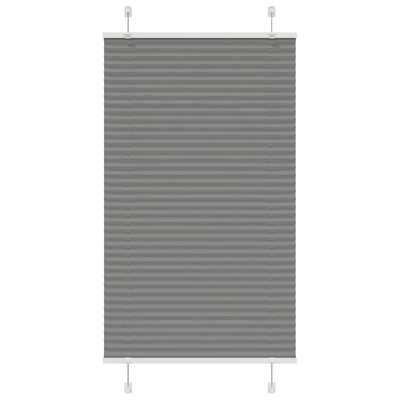 Vidaxl Faltenrollenblind 70x150 cm Staubbreite 69,4 cm Anthrazit