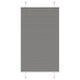 Vidaxl Faltenrollenblind 70x150 cm Staubbreite 69,4 cm Anthrazit