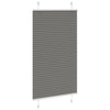 Vidaxl Faltenrollenblind 70x150 cm Staubbreite 69,4 cm Anthrazit