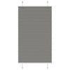 VIDAXL Faltenrollenblind 75x150 cm Staubbreite 74,4 cm Anthrazit