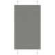 VIDAXL Faltenrollenblind 75x150 cm Staubbreite 74,4 cm Anthrazit