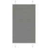 Vidaxl Faltenrollenblind 80x150 cm Staubbreite 79,4 cm Anthrazit