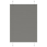 Vidaxx Plissee-Rollo 90x150 cm Stoffbreite 89,4 cm Anthrazit - afbeelding 2