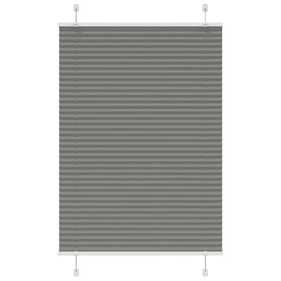 Vidaxx Plissee-Rollo 90x150 cm Stoffbreite 89,4 cm Anthrazit