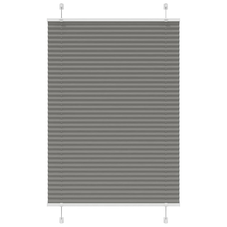 Vidaxx Plissee-Rollo 95x150 cm Stoffbreite 94,4 cm Anthrazit