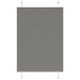 Vidaxx Plissee-Rollo 95x150 cm Stoffbreite 94,4 cm Anthrazit